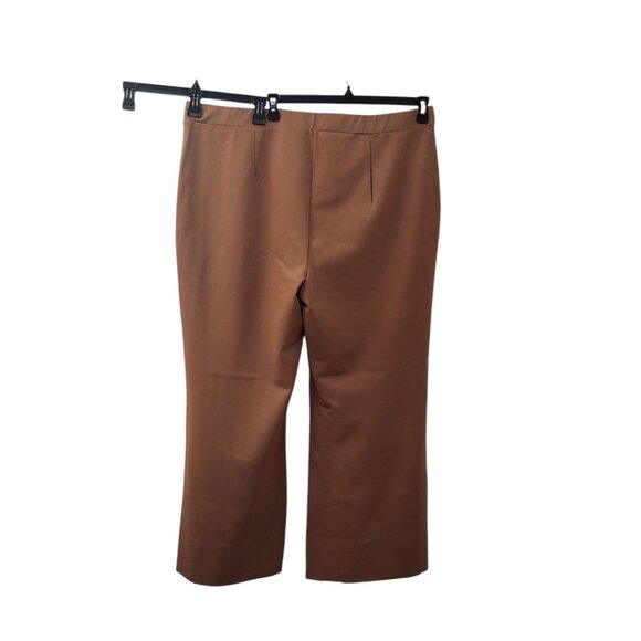 Marla Wynne: 360 Stretch Soft Flare Pant, Size 2X, Dark Caramel Camel - Picture 3 of 6